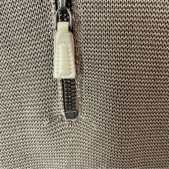Peter Millar 100% Cotton Quarter Zip Up Sweater in Men’s Large - Picture 3 of 8